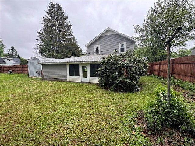 411 Hamilton St, Rome-Inside, NY 13440 - back of property with metal roof
