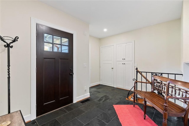 1 Creekside Ln, Pittsford, NY 14618 - entrance foyer with baseboards and recessed lighting