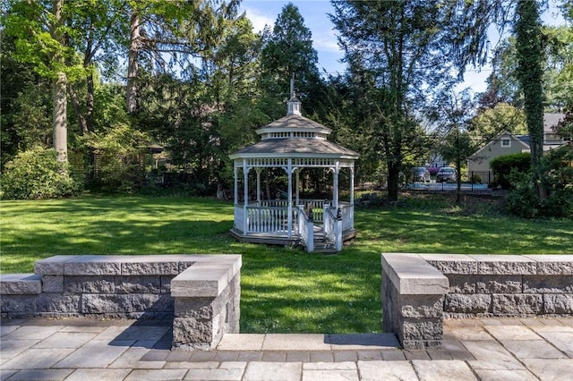 1 Creekside Ln, Pittsford, NY 14618 - view of green lawn featuring a gazebo
