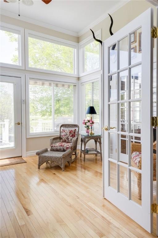 31 Hunters Run, Horseheads, NY 14845 - sunroom / solarium with healthy amount of natural light and french doors