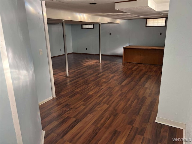90 Nadon Pl, Tonawanda-Town, NY 14150 - basement with wood finished floors and baseboards