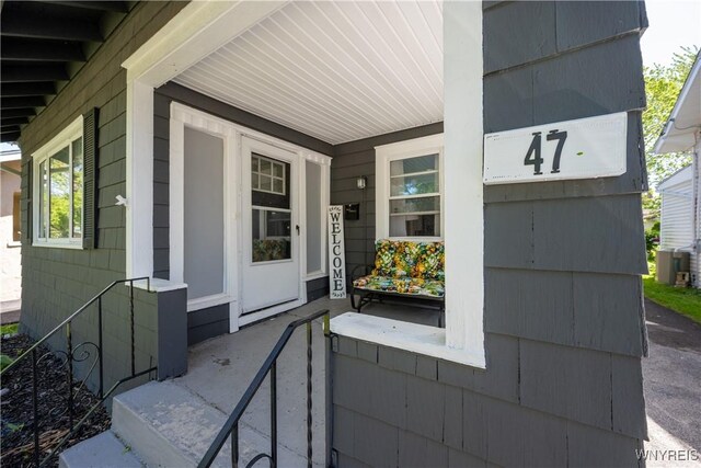 47 Winston Rd, Buffalo, NY 14216 - entrance to property featuring covered porch