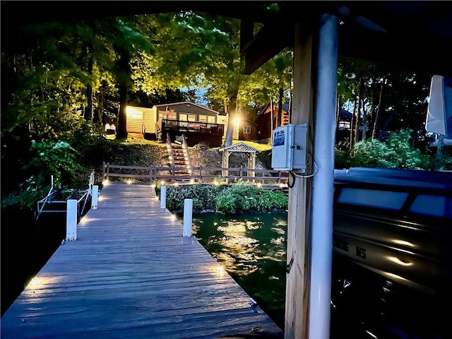 8119 Martin Rd, Wolcott, NY 14590 - dock with stairs