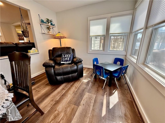 8119 Martin Rd, Wolcott, NY 14590 - office featuring wood finished floors and baseboards