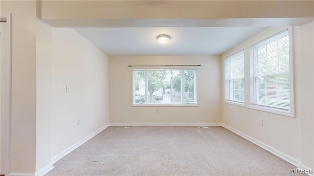 524 Lasalle Ave, Buffalo, NY 14215 - spare room with light carpet and baseboards