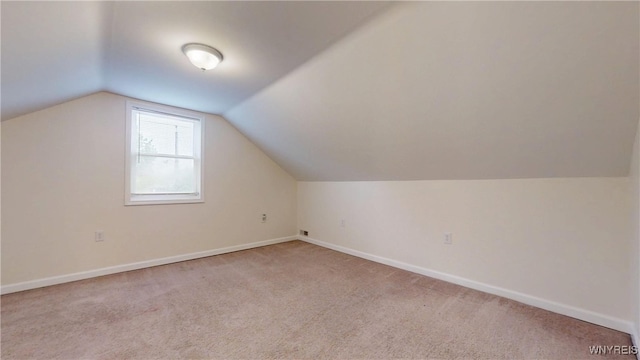 524 Lasalle Ave, Buffalo, NY 14215 - bonus room with carpet flooring, lofted ceiling, and baseboards