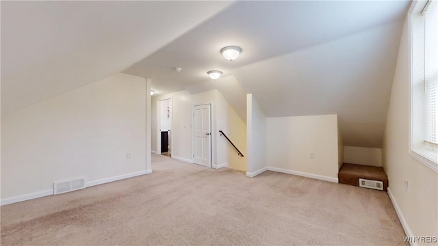 524 Lasalle Ave, Buffalo, NY 14215 - bonus room with light colored carpet, vaulted ceiling, and baseboards