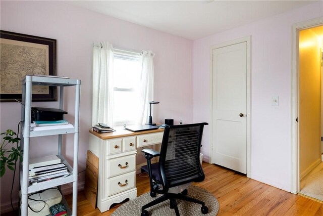 182 E Pulteney St, Corning City, NY 14830 - office area with light wood-style floors