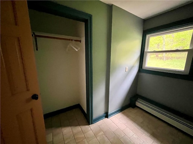 1302 Swart Rd, Middletown, NY 12455 - closet featuring a baseboard heating unit