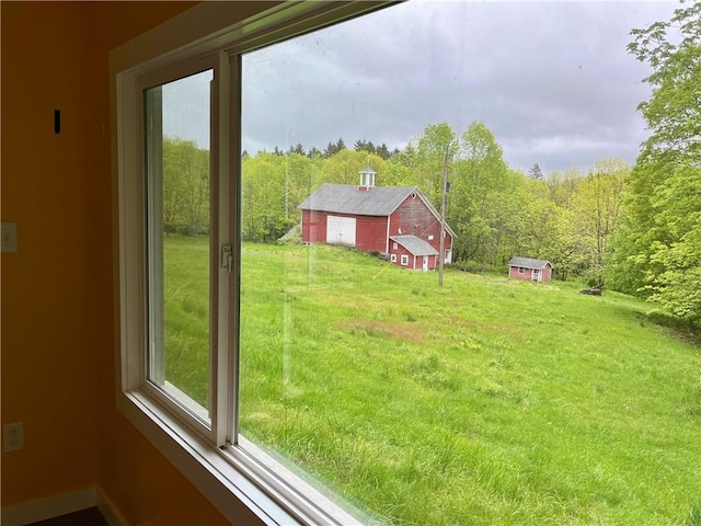1302 Swart Rd, Middletown, NY 12455 - view of grassy yard with a wooded view
