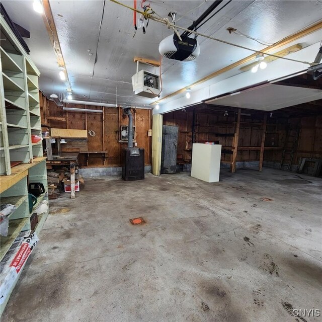 717 Lawrence St, Watertown-City, NY 13601 - garage with a garage door opener
