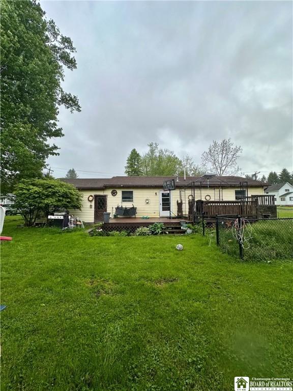 538 Erie St, Olean-City, NY 14760 - view of front of property featuring a deck