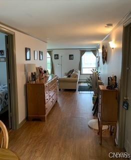 7090 Lakeshore Rd, Cicero, NY 13039 - hall featuring wood finished floors