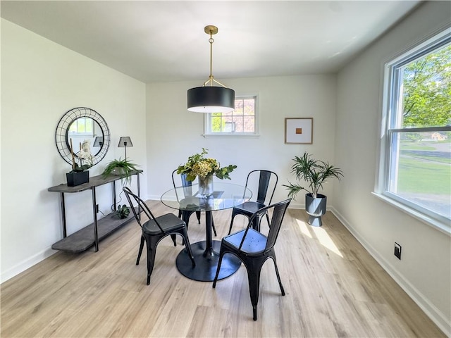 22 Idyllwood Ln, Irondequoit, NY 14617 - dining area featuring light wood finished floors and baseboards