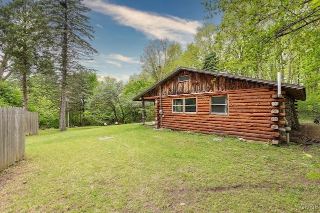 4090 Old Kennedy Rd, Onondaga, NY 13120 - view of side of home with log siding