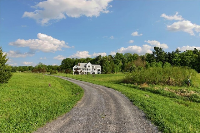 503 Grandview Ln, Milo, NY 14527 - view of dirt / gravel road with a view of rural / pastoral area