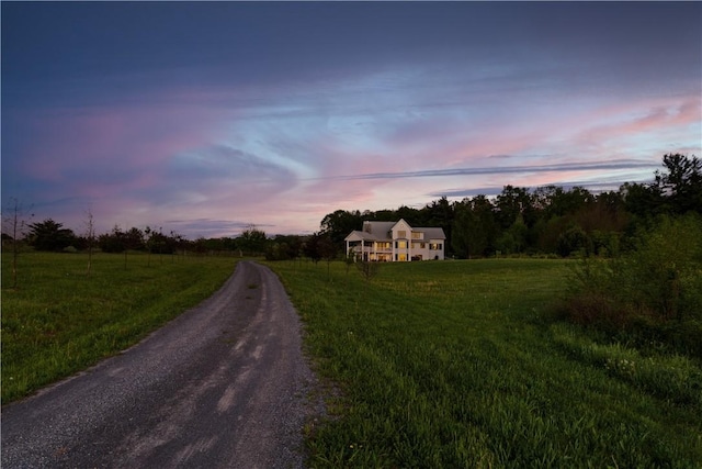 503 Grandview Ln, Milo, NY 14527 - view of road featuring a rural view
