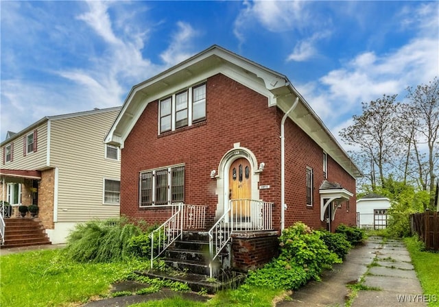 49 Mercer Ave, Buffalo, NY 14214 - view of front facade with brick siding