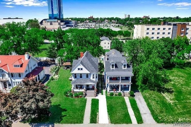 624 Buffalo Ave, Niagara Falls, NY 14303 - drone / aerial view