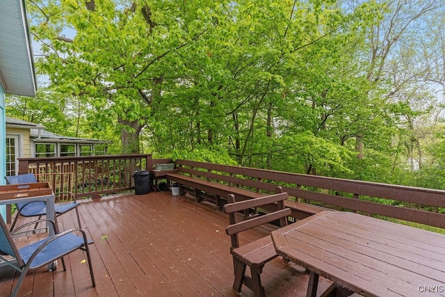 633 Eno Rd, Elbridge, NY 13080 - view of wooden terrace