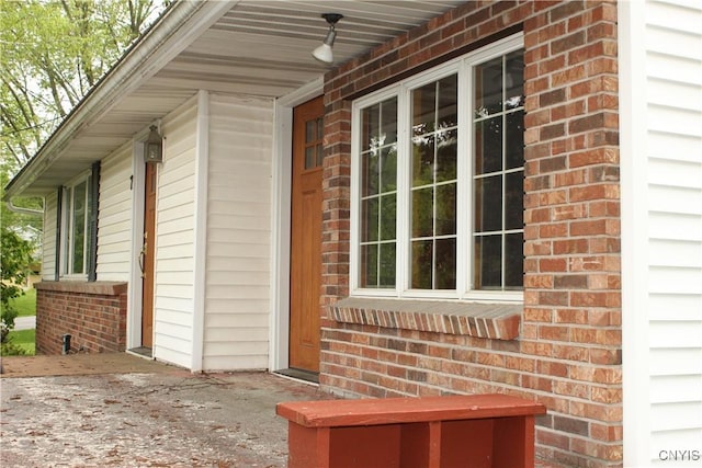 7 Catlin Ave, Paris, NY 13456 - doorway to property with brick siding