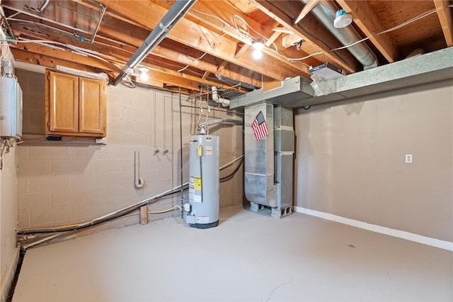 275 Owens Rd Unit 115, Sweden, NY 14420 - unfinished below grade area featuring water heater and heating unit