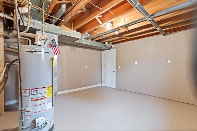 275 Owens Rd Unit 115, Sweden, NY 14420 - unfinished below grade area with gas water heater