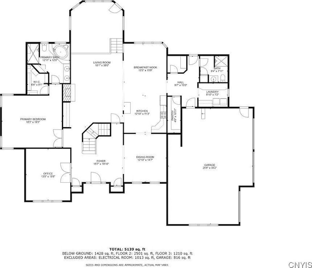1968 Penfold Way, Lysander, NY 13027 - property floor plan