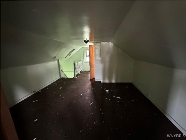 23 Cayuga St, Buffalo, NY 14211 - additional living space featuring vaulted ceiling