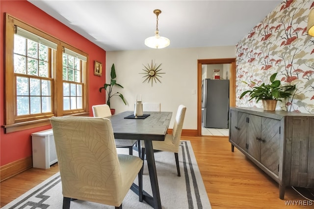 88 Garland Dr, Amherst, NY 14226 - dining space featuring plenty of natural light, light wood-type flooring, and baseboards