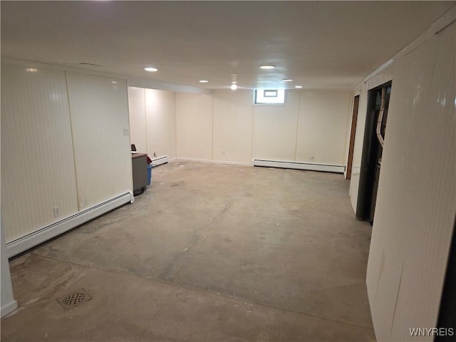 3508 Warner Dr, Grand Island, NY 14072 - below grade area featuring baseboard heating