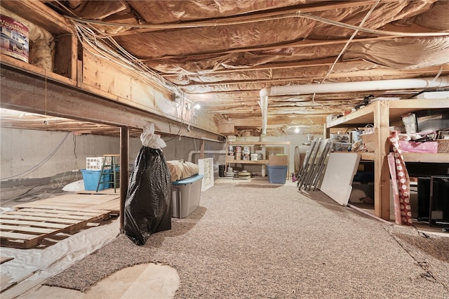 101 Winchell Rd, Owego, NY 13827 - view of unfinished basement
