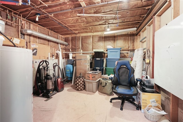 101 Winchell Rd, Owego, NY 13827 - unfinished below grade area featuring water heater and a water pressure tank