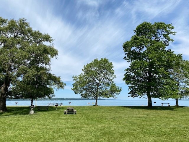 8419 Old Lake Rd, Lodi, NY 14860 - view of community with a yard and a water view