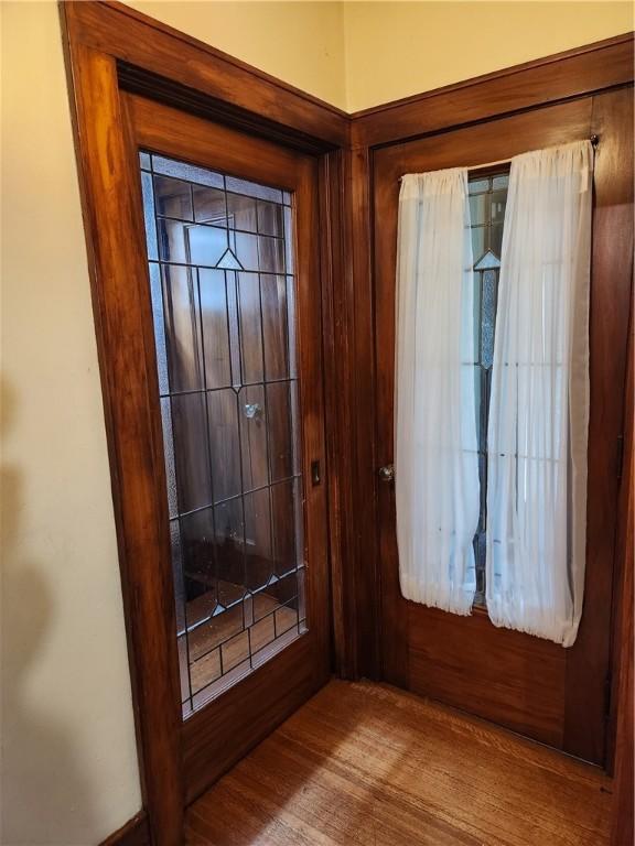 83 Vermont St, Rochester, NY 14609 - foyer featuring wood finished floors