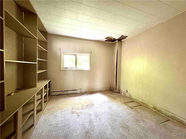4 S St, Belfast, NY 14711 - empty room featuring a baseboard radiator and carpet floors