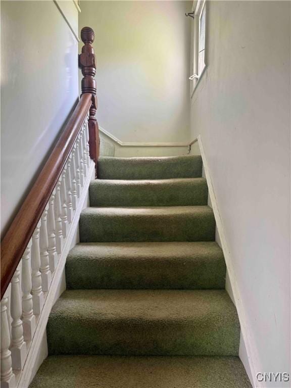 4 S St, Belfast, NY 14711 - stairs with carpet flooring