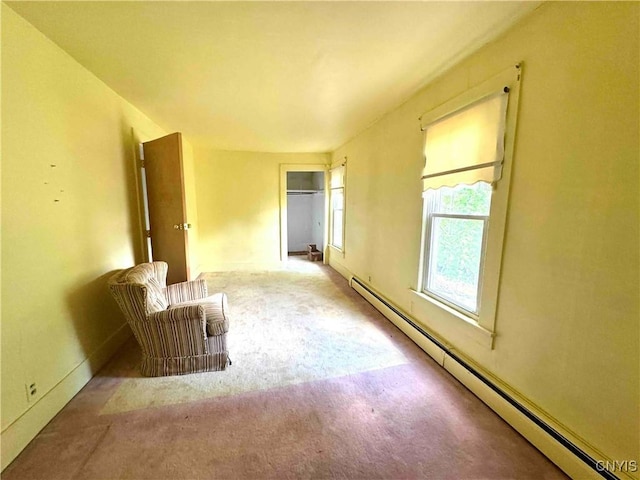4 S St, Belfast, NY 14711 - carpeted spare room featuring a baseboard radiator