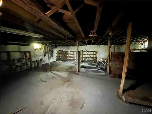 4 S St, Belfast, NY 14711 - view of unfinished below grade area