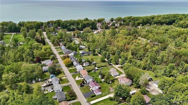 704 Beach Rd, Evans, NY 14006 - aerial view of property's location with nearby suburban area and a forest