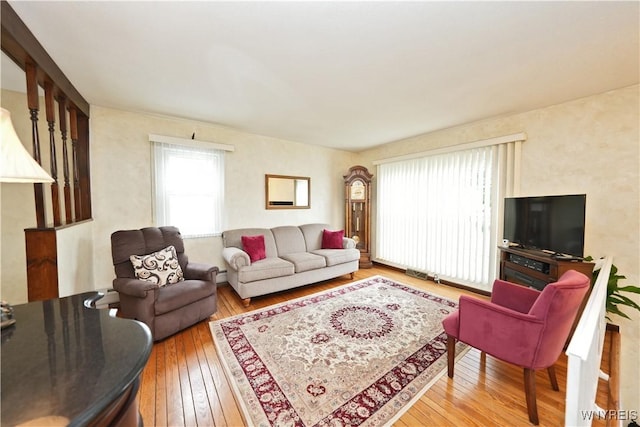 704 Beach Rd, Evans, NY 14006 - living area featuring hardwood / wood-style floors