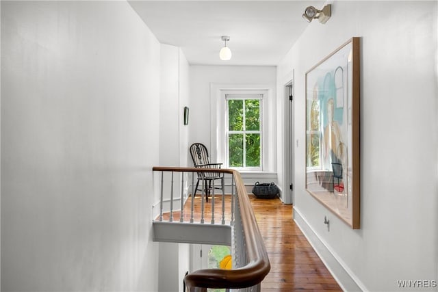 9940 Middle Rd, Pulteney, NY 14840 - corridor with hardwood / wood-style floors and baseboards