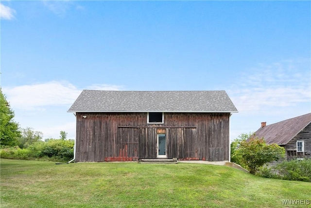 9940 Middle Rd, Pulteney, NY 14840 - view of barn with a yard