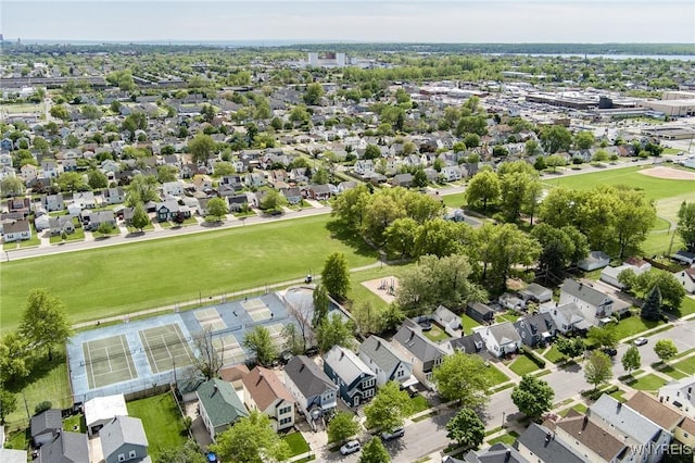 374 Victoria Blvd, Tonawanda-Town, NY 14217 - aerial perspective of suburban area featuring a golf club