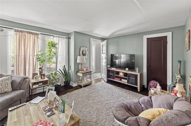 374 Victoria Blvd, Tonawanda-Town, NY 14217 - living room with wood finished floors and baseboards