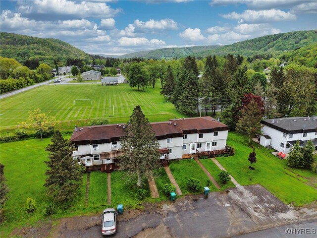 26 Pine Tree Village Rd Unit 26, Ellicottville, NY 14731 - bird's eye view of a mountainous background and a forest