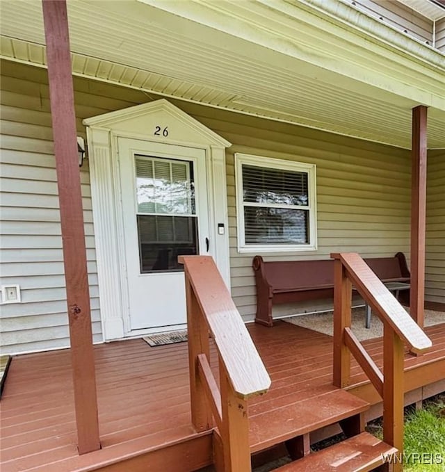 26 Pine Tree Village Rd Unit 26, Ellicottville, NY 14731 - view of wooden porch