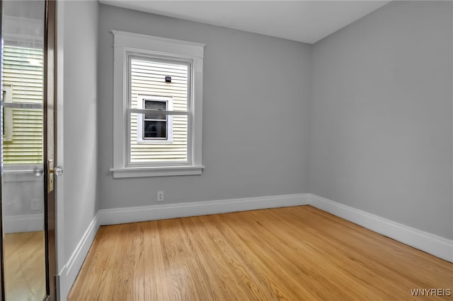 75 N Park Ave, Buffalo, NY 14216 - unfurnished room featuring wood finished floors and baseboards