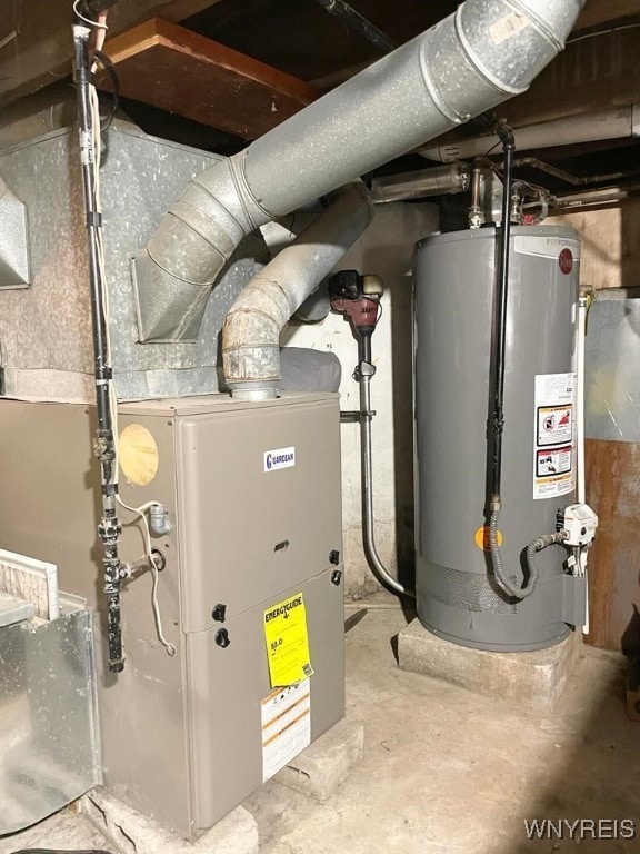 28 Boyd St, Buffalo, NY 14213 - utility room with water heater
