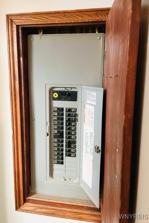 28 Boyd St, Buffalo, NY 14213 - utility room with electric panel
